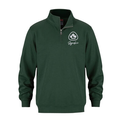 Unisex Synchro Embroidered 1/4 Zip Thumbnail