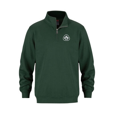 Youth Crest Embroidered Quarter Zip Thumbnail