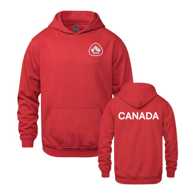 Youth Printed & Embroidered Hoodie Thumbnail